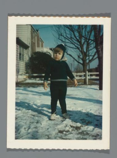 Child Outside in the Snow
