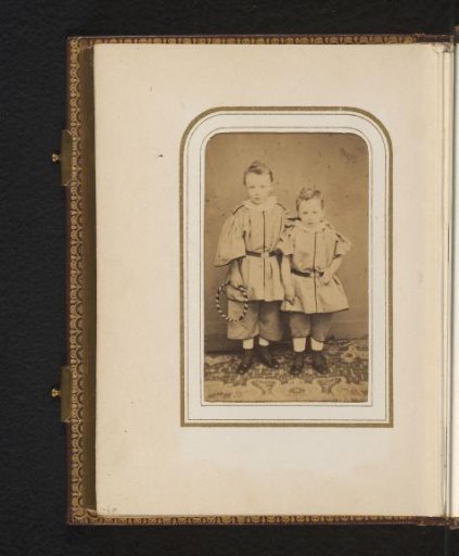 Portrait of Two Unknown Children