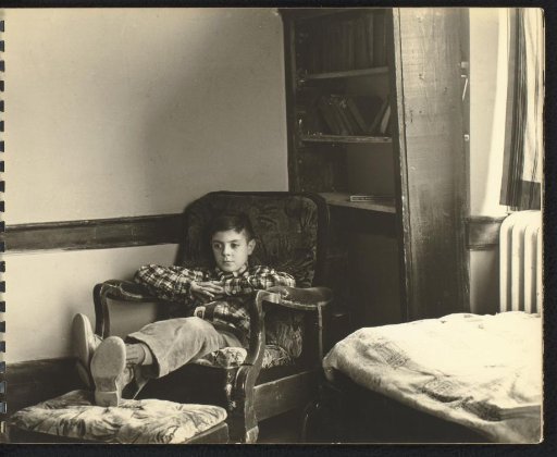 Boy in a chair