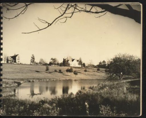 The grounds, viewed from the entrance