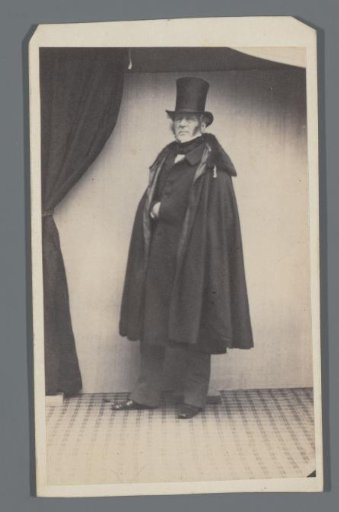 Portrait of a man with hat and cape, designated as De Goumoëns-Ritour