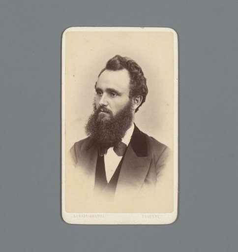 Portrait of an unknown bearded man
