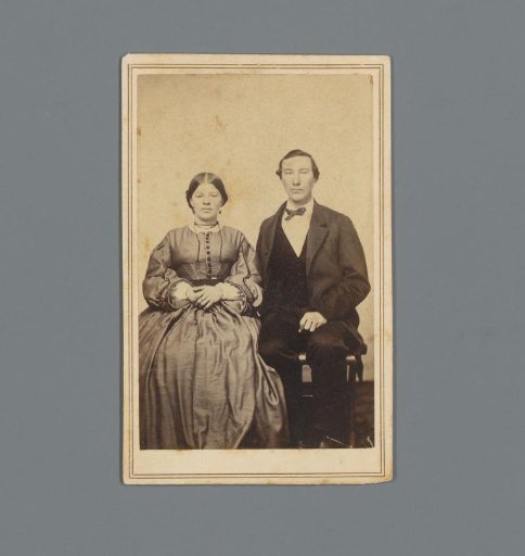 Portrait of John Narrley and his wife