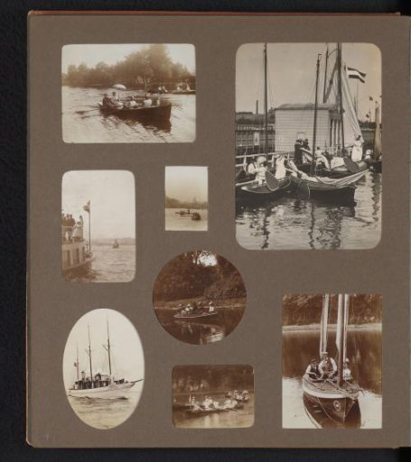 Views of Various Boats with People