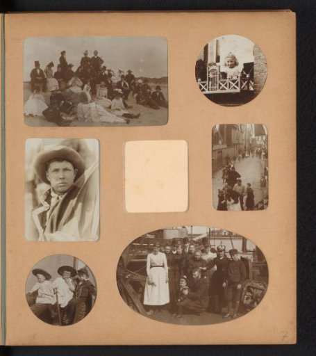 Portraits of Various Persons, Including on the Beach and at the H. & J. Suyver Factory of Steam Boilers and Machinery, Amsterdam