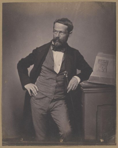 Portrait of an Unknown Man with Glasses and Beard