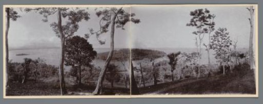 View of the island of Bantam, Sumatra, panorama