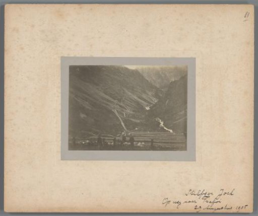 Cyclists on the Stelvio Pass, Italy