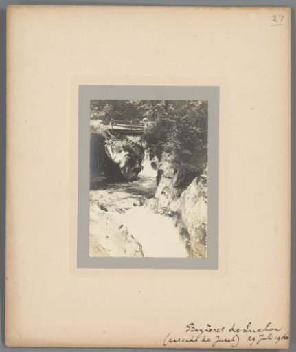 Bridge near the Juzet waterfall, Bagnères-de-Luchon