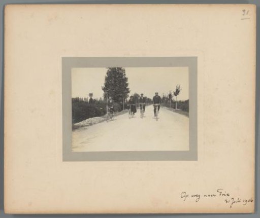 Three cyclists and a priest near Foix