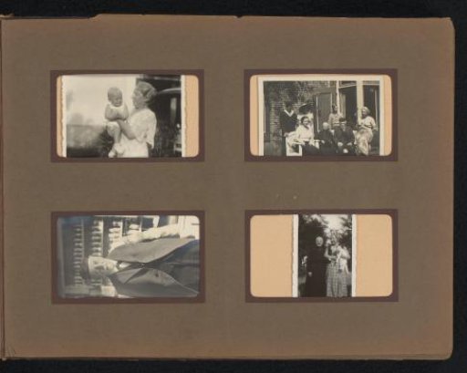 Four photographs of the Bon family