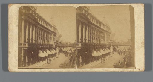 View of the Central Hotel on the Friedrichstraße with the railway station in the background in Berlin