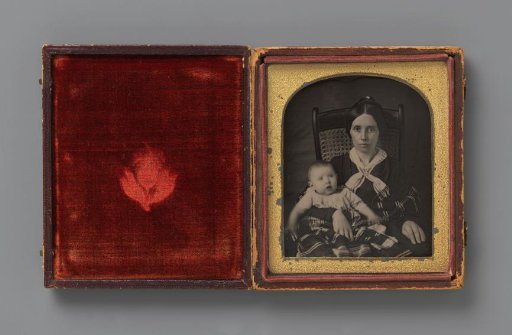 Portrait of a woman with a child