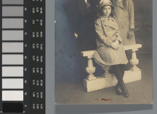 Portrait of a woman and two girls, 13 April 1915