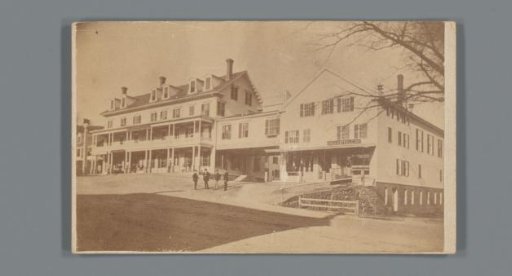 View of the former Tucker's Hotel in Peterborough, New Hampshire