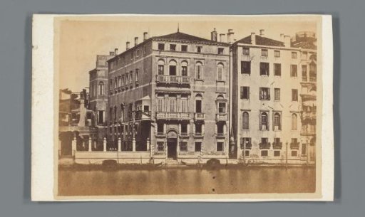 View of the former Hotel Barbesi in Venice