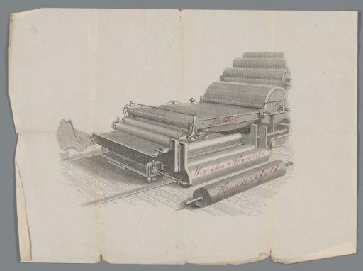 Carding machine by Marsden & Blamires