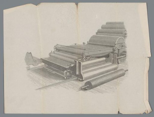 Carding machine by Marsden & Blamires