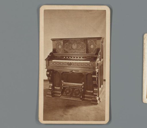 Advertisement with an organ produced by Child Brothers Company in Dayton, Ohio