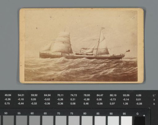 Advertisement for a ship of Thomlinson, Thomson & Company in Liverpool, England