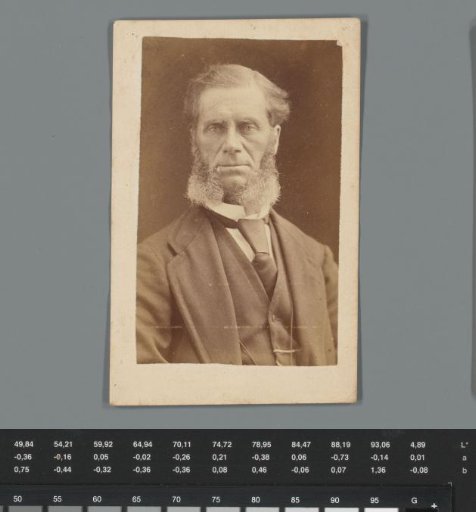 Advertisement for Ayr Agricultural Works with Portrait of Owner John Watson