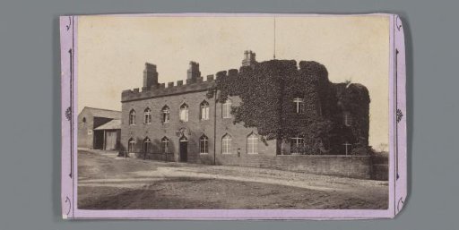Advertisement with a View of the Childwall Abbey Hotel near Liverpool
