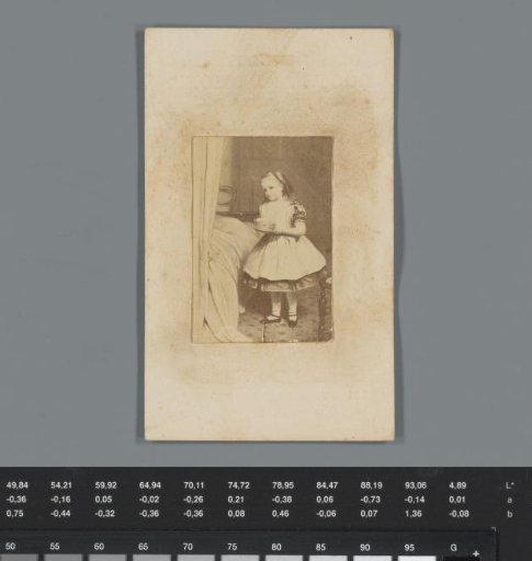 Advertisement for shoes and hats of George J. Tillotson in Emporia with a view of an unknown child with a bowl next to a bed