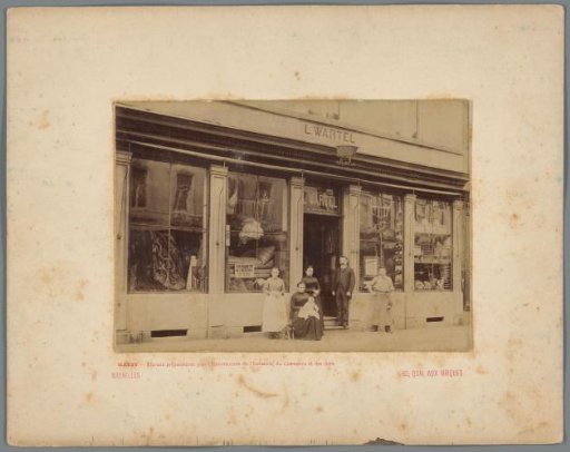 View of the Shop of L. Wartel in Brussels