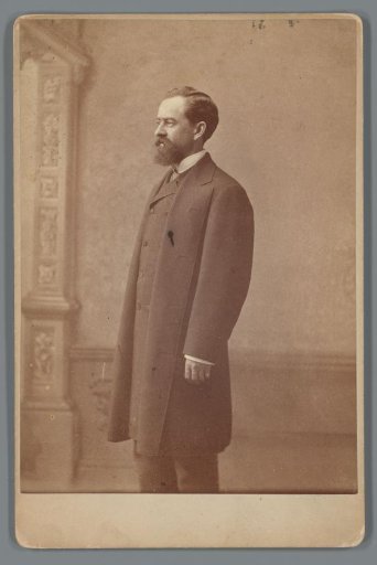 Advertisement featuring a man wearing a coat by A.D. Rude