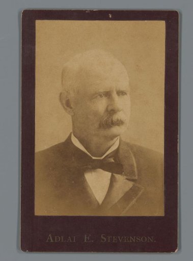 Portrait of Adlai Ewing Stevenson, advertisement for Vaseline by the Chesebrough Manufacturing Company