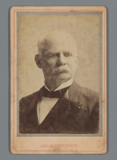 Portrait of Adlai Ewing Stevenson, advertisement for Vaseline by the Chesebrough Manufacturing Company