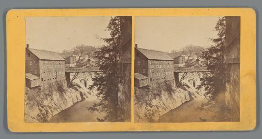 View of a factory of the United States Piano Company in Springfield, Vermont