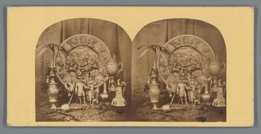 Advertisement with various silver objects, produced by Joseph Angell in London