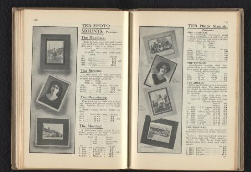 Passe-partouts for photographs