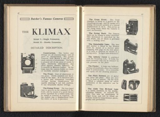 Unfolded Klimax camera