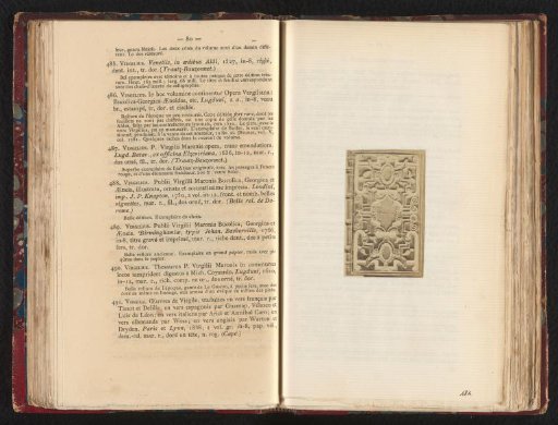 Photographic reproduction of the book cover of Valerii Flacci Argonautica from 1548