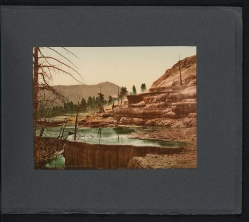 View of the Pulpit Terraces in Yellowstone National Park