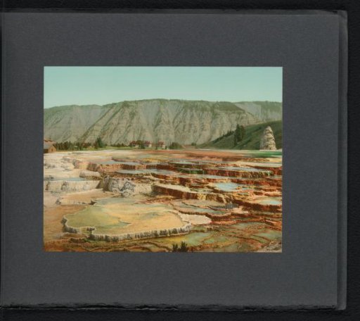 View of Hymen Terrace in Yellowstone National Park