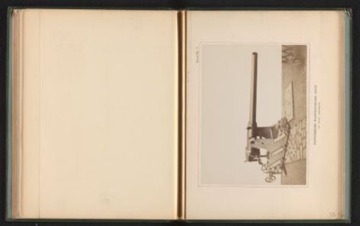 Hotchkiss quick-firing gun on a wagon for a boat