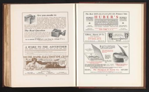 Advertisements for H. B. Rouse & Company and The Rapid Electrotype Co.