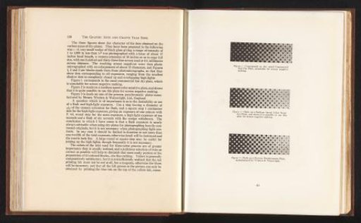 Reproduction of three enlargements of the autotype photomechanical relief printing process