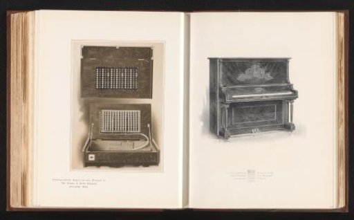 Piano by the F. L. Raymond Piano Company for a catalogue