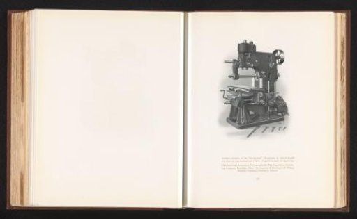 Machine of the Ingersoll Milling Machine Company in Rockford