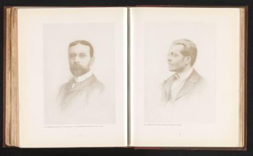 Reproduction of a retouched photographic reproduction with a portrait of S. H. Horgan