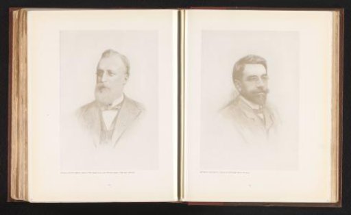Reproduction of a retouched photographic reproduction with a portrait of Henri Calmels
