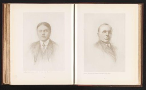 Reproduction of a retouched photographic reproduction with a portrait of George French