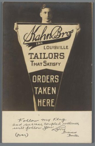 Advertisement for Kahn Bros, Louisville