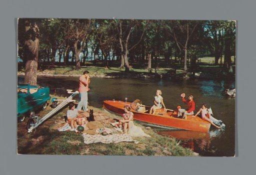 Company in a motorboat