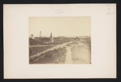 Bridge under construction, Zaltbommel, 16 October 1866