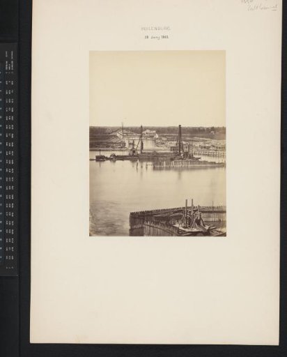 Bridge under construction at Culemborg, 28 June 1865